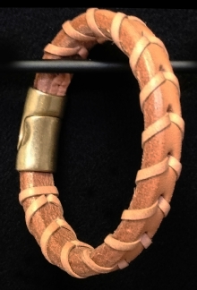 Bracelet en cuir de créateur